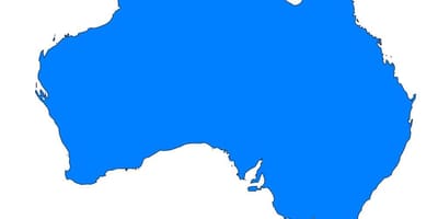 Australia mapa del vector